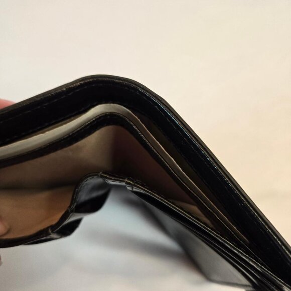 BOSTANTEN Women Leather RFID Blocking Small Bifold Zipper Pocket Wallet - Black - Picture 10 of 11